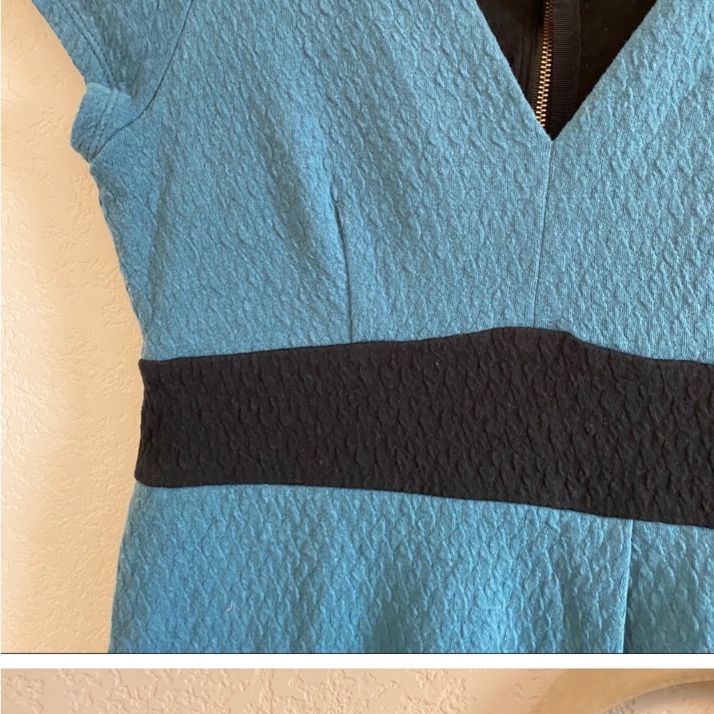 🖤 [antrhopologie] colorblock tulip office dress - Picture 3 of 4